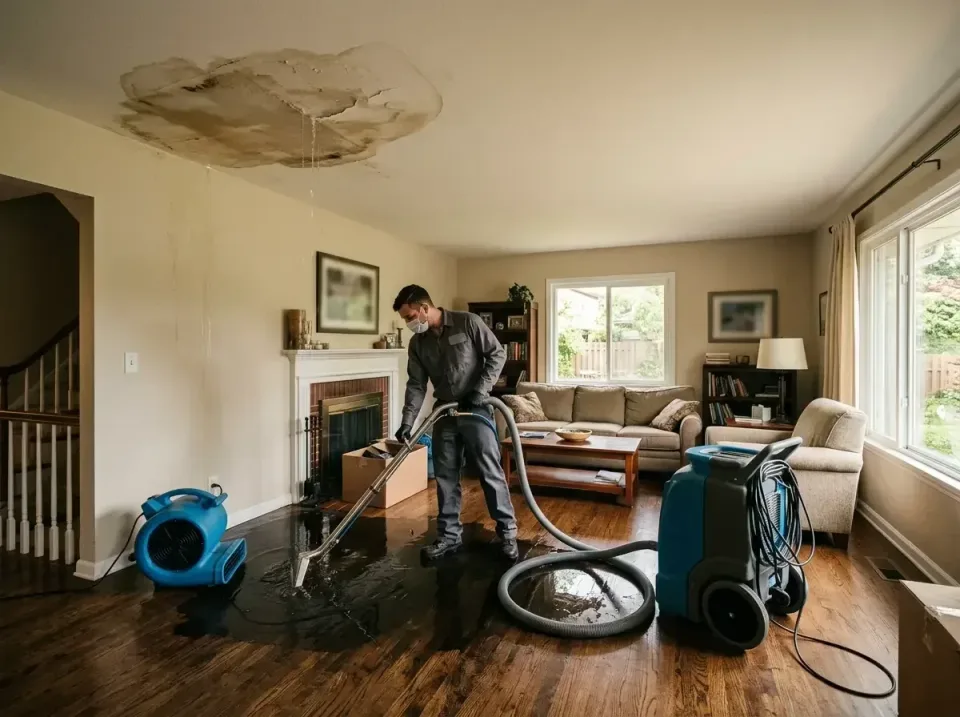 attic-pipe-burst-ceiling-drip-008 — frequently asked questions, Water Damage Restoration & Carpet Care in Half Moon, NC